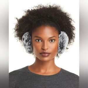 Surrell Rex Rabbit Faux Fur Earmuff  Color- Grayfrost